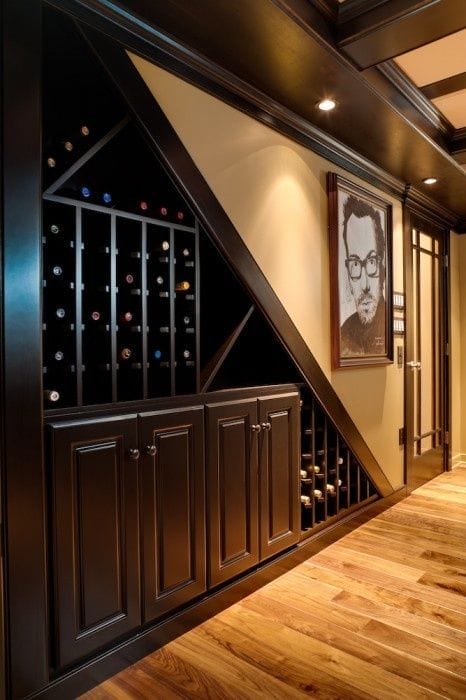 winery space under stairs